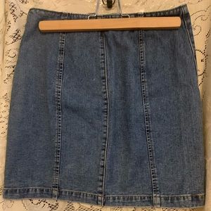 Vintage Gap Denim Mini Skirt // Size 2